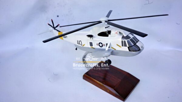 Model of Sikorsky SH-3 Sea Kings Aircraft with detailed craftsmanship.